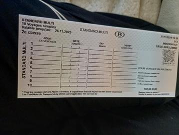 Standard Multi Pass vier ritjes. beschikbaar voor biedingen