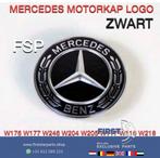 Mercedes motorkap STER logo embleem ZWART AMG W176 W177 W246