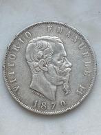 3 zilveren munten van 5 lire, Enlèvement, Monnaie en vrac, Argent, Italie