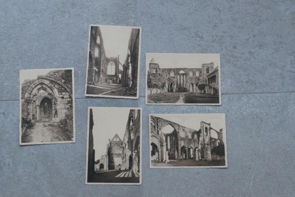 5 cartes postales anciennes Thuin, Abbaye d'Aulne, Collections, Enlèvement ou Envoi, Affranchie, Hainaut