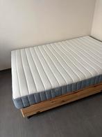 Bed - twijfelaar, Huis en Inrichting, Slaapkamer | Bedden, Ophalen, Gebruikt, Twijfelaar, 140 cm