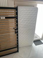 Sommier à lattes comme neuf et matelas BEKA pour lit simple, Ophalen, Zo goed als nieuw, Bedbodem