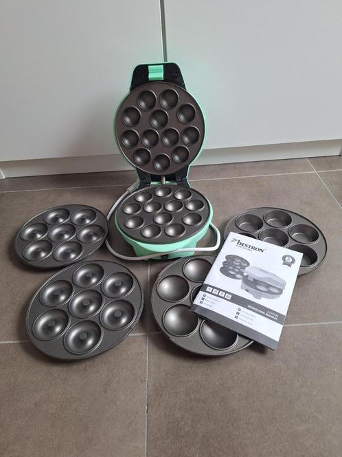 Bestron 3-in-1 cakemaker – mintgroen – retrodesign, Hobby en Vrije tijd, Taarten en Cupcakes maken, Gebruikt, Overige typen, Cupcakes