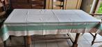 ancienne nappe beige et vert, Ophalen of Verzenden