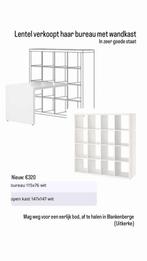 Bureau + kast, Ophalen, Zo goed als nieuw, Bureau