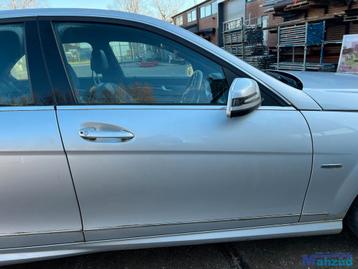 MERCEDES C KLASSE W204 zilver 775 rechts voor deur 2011-2014 beschikbaar voor biedingen