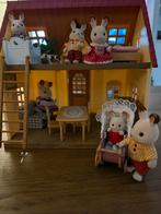 Sylvanian family. Huis met konijntjes en meubels, Kinderen en Baby's, Speelgoed | Poppenhuizen, Ophalen of Verzenden, Gebruikt