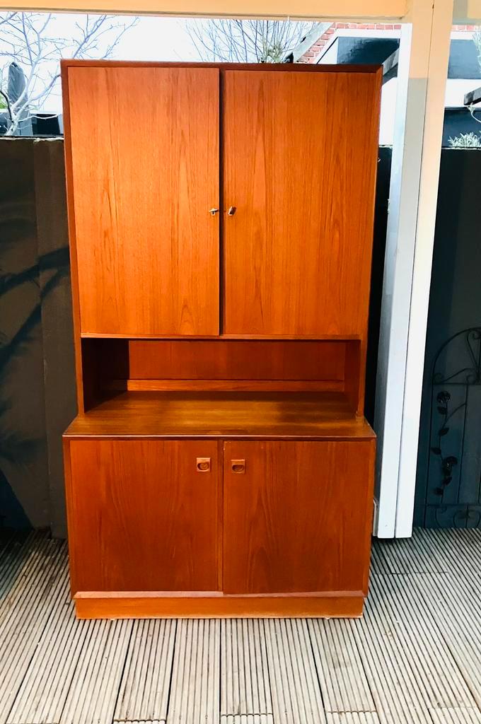 Prachtige Deens design vintage buffetkast, Huis en Inrichting, Kasten | Buffetkasten, Zo goed als nieuw, 150 tot 200 cm, 50 tot 100 cm