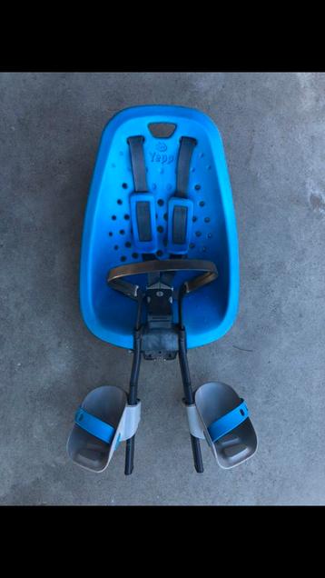 Yepp fietszitje mini - vooraan - blauw
