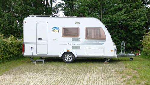 Knaus sudwind 420qd 2006, Caravans en Kamperen, Caravans, Particulier, tot en met 4, 1250 - 1500 kg, Treinzit, Knaus, Vast bed