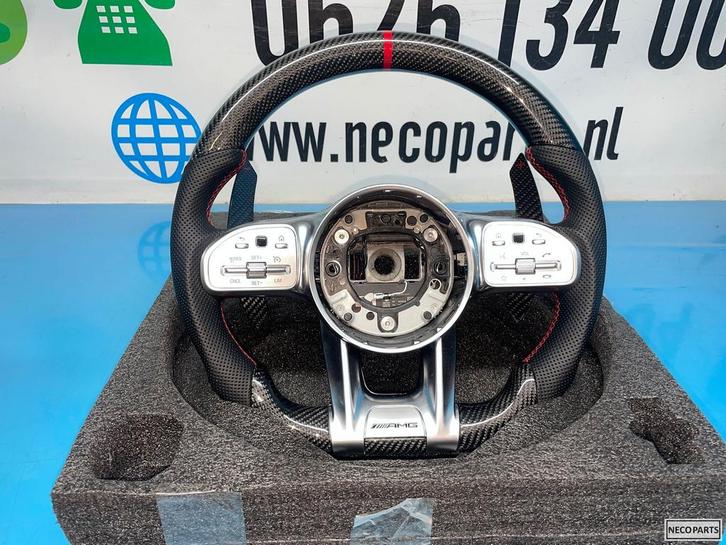 MERCEDES W166 W292 W222 W217 AMG CARBON STUUR STUURWIEL, Auto-onderdelen, Besturing, Mercedes-Benz, Gebruikt, Ophalen of Verzenden