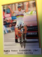 wielerkaart 2023  team quick step  remco evenepoel, Sport en Fitness, Wielrennen, Verzenden, Zo goed als nieuw