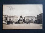 Postkaart Brussel Place Royale TRAM, Verzamelen, Postkaarten | België, Ophalen of Verzenden, Voor 1920, Gelopen, Brussel (Gewest)