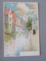 Brugge pk kunst Artist F. Ranot , Bruges vieux Pionons 1913, Verzamelen, Verzenden, Voor 1920, Gelopen, West-Vlaanderen