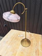 buro lamp, 50 tot 75 cm, Ophalen of Verzenden, Zo goed als nieuw, Glas
