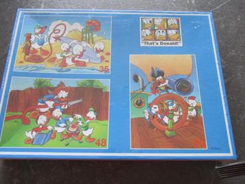 Disney puzzel 3 in 1 - 35 - 48 - 60 stukjes 32 x 23 cm nieuw beschikbaar voor biedingen