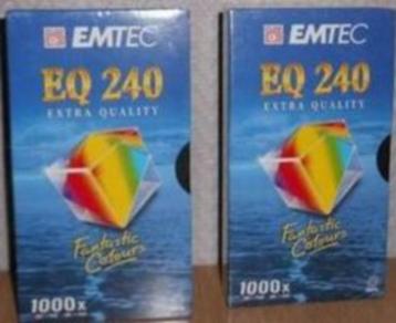 Cassette VHS vierges et utilisées, Enlèvement ou Envoi