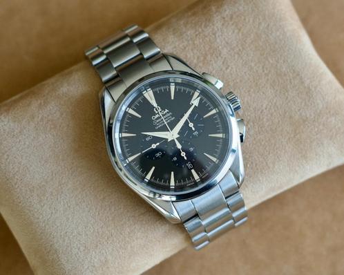 Omega – Seamaster Aqua Terra Chronograph (Ref.: 2512.50.00), Handtassen en Accessoires, Horloges | Heren, Zo goed als nieuw, Polshorloge