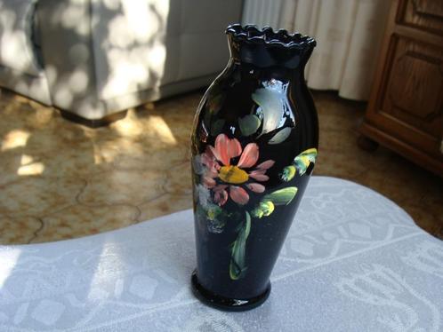 ancien vase en verre, couleur fond noir, Antiek en Kunst, Antiek | Vazen, Ophalen of Verzenden