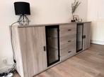 Dressoir hout/zwart, Huis en Inrichting, Ophalen, Zo goed als nieuw