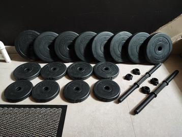 30kg Halterset van Focus Fitness. (25mm)  beschikbaar voor biedingen