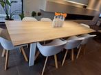 Eettafel hout, Huis en Inrichting, Tafels | Eettafels, Ophalen, 100 tot 150 cm, 200 cm of meer, Vijf personen of meer