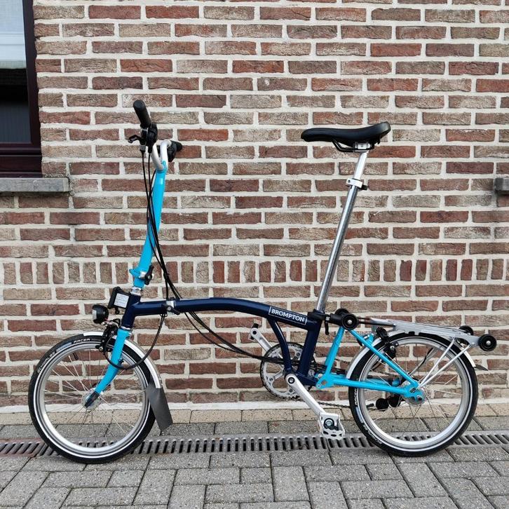 Brompton H6R, Fietsen en Brommers, Fietsen | Vouwfietsen, Zo goed als nieuw, Brompton, Totaal opvouwbaar, Versnellingen, Ophalen