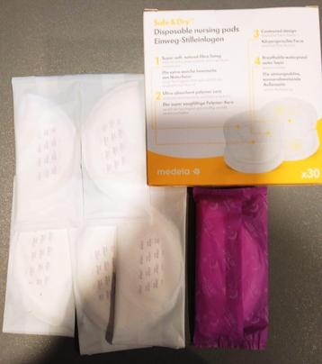 Medela Zoogkompressen 30 stuks (+ 6 stuks Avent)  beschikbaar voor biedingen