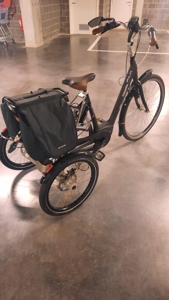 Electrische fiets,Gazelle met weinig kilometers, Fietsen en Brommers, Elektrische fietsen, Zo goed als nieuw, Gazelle, 50 km per accu of meer