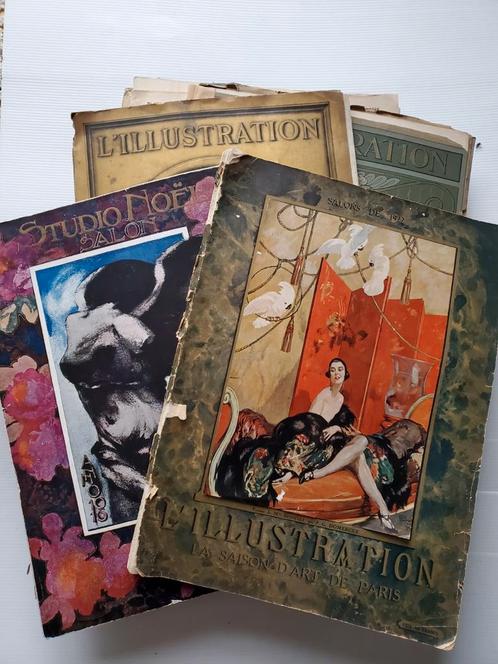 L'Illustration: 14 numéros des années 1910-20-30, Antiek en Kunst, Antiek | Boeken en Manuscripten, Ophalen of Verzenden