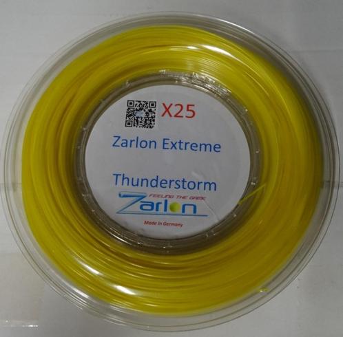 Tennis snaar: Zarlon Xtreme X8-Thunderstorm 1.25mm 200 meter, Sport en Fitness, Tennis, Nieuw, Grip of Snaar, Babolat, Ophalen of Verzenden