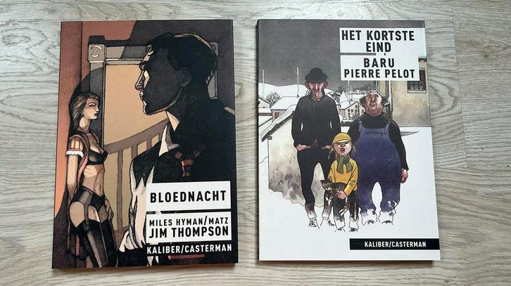Strips ‘Bloednacht’ en ‘Het kortste eind’, Boeken, Stripverhalen, Zo goed als nieuw, Meerdere stripboeken, Ophalen
