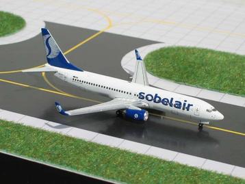 Modèle d'écran Gemini Diecast B737-800 de Sobelair (Belgique disponible aux enchères