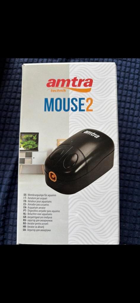 Amtra Mouse 2 - Luchtpomp NIEUW, Dieren en Toebehoren, Vissen | Aquaria en Toebehoren, Nieuw, Ophalen of Verzenden