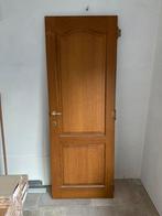 Eiken binnendeur, Doe-het-zelf en Bouw, Deuren en Vliegenramen, Ophalen, Gebruikt, Minder dan 80 cm, Binnendeur