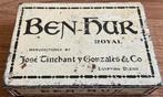 Oud tabaksblikje BEN-HUR ROYAL, Verzamelen, Ophalen of Verzenden, Gebruikt, Tabaksdoos of Verpakking