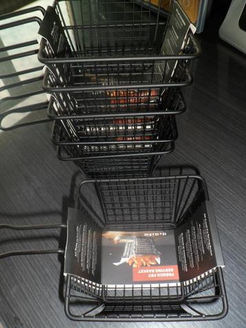 Friet serveermandje voor chips, frietjes, kroketten&snack 6x beschikbaar voor biedingen