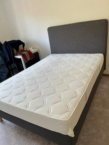 Boxspring bed 140 x 200 Dunvik + matras Dorsoline beschikbaar voor biedingen