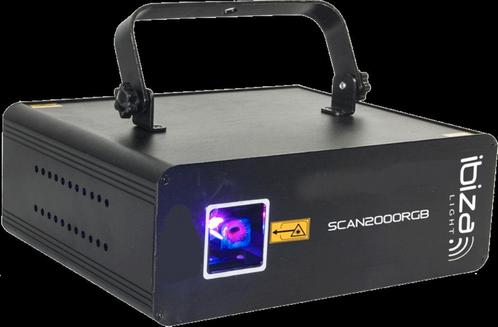 Professional 2W 2000mW Laser: Ibiza Light SCAN2000RGB, Muziek en Instrumenten, Licht en Laser, Zo goed als nieuw, Laser, Geluidgestuurd