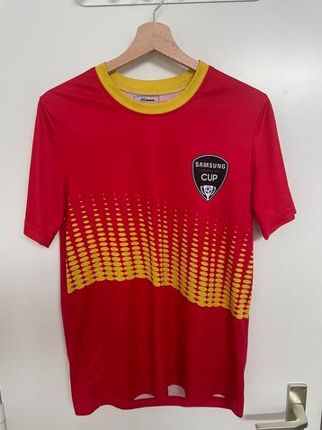 Samsung Cup 2018 shirt — rood en geel beschikbaar voor biedingen