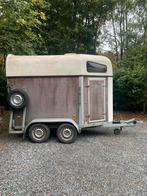1,5 paardentrailer te koop, Dieren en Toebehoren, Paarden en Pony's | Trailers en Aanhangwagens, Ophalen, Gebruikt, Hout, 1½-paards trailer