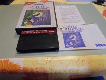 Sega Master System Castle of Illusion (Mickey Mouse) (CIB) beschikbaar voor biedingen