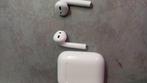 Airpods met box van de 2e generatie, Telecommunicatie, Mobiele telefoons | Oordopjes, Ophalen of Verzenden, Zo goed als nieuw