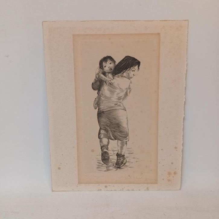 Gustaaf de Bruyne (1914-1981) - ets - handgesigneerd, Antiek en Kunst, Kunst | Etsen en Gravures, Ophalen of Verzenden