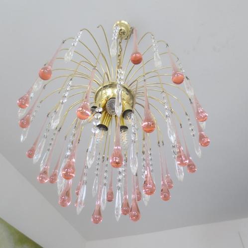 Vintage luchter teardrop, Antiek en Kunst, Antiek | Verlichting, Ophalen