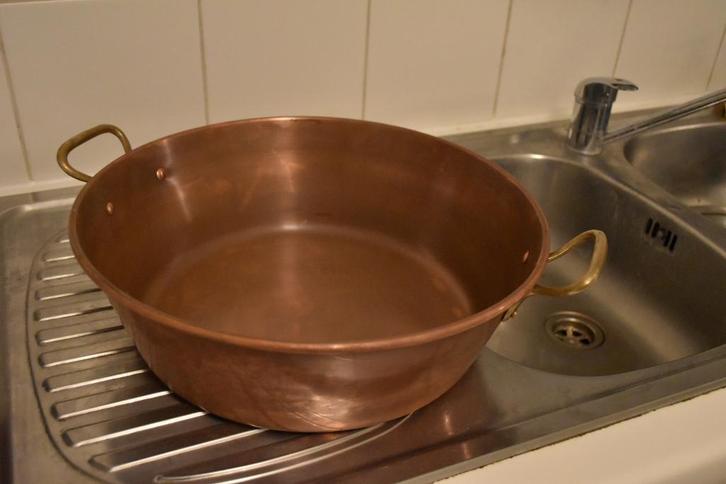 Koperen jampot, Antiek en Kunst, Antiek | Brons en Koper, Koper, Ophalen of Verzenden