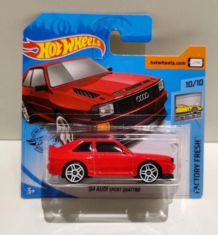 Hot Wheels '84 Audi Sport Quattro Rood (2020) Zeldzaam!, Hobby en Vrije tijd, Modelauto's | Overige schalen, Ophalen of Verzenden