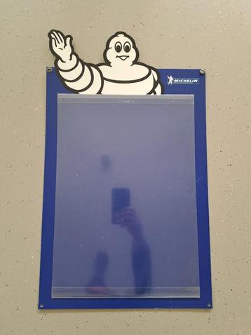 Porte-papier transparent Michelin en plastique dur vintage