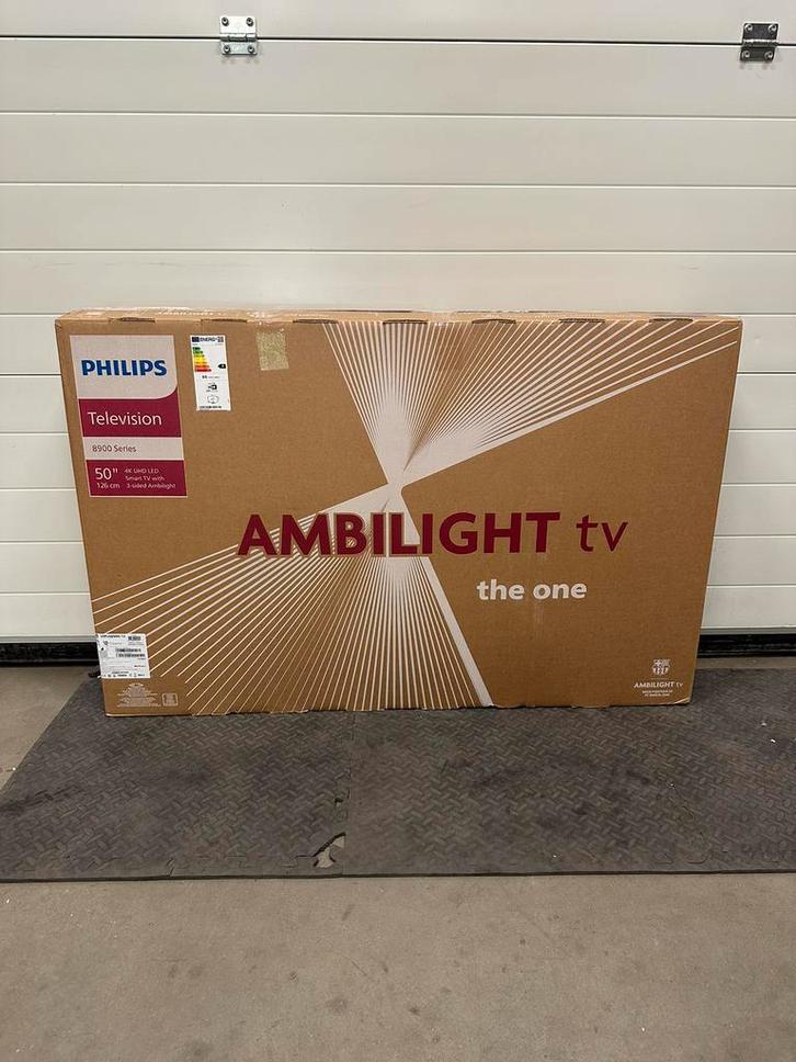 Philips 50” The One 50PUS8909 - Ambilight (2024) 4K Smart TV, Audio, Tv en Foto, Televisies, Nieuw, LED, 100 cm of meer, 4k (UHD)