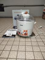 Sorbetière Domo 1litre, Electroménager, Machines à glace, Enlèvement ou Envoi, Comme neuf